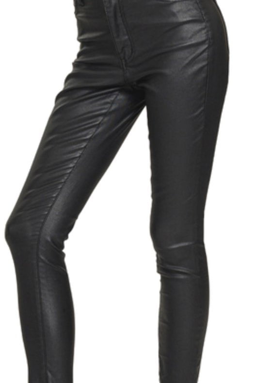 Faux Leather Skinny Pants - Blissful Boutique