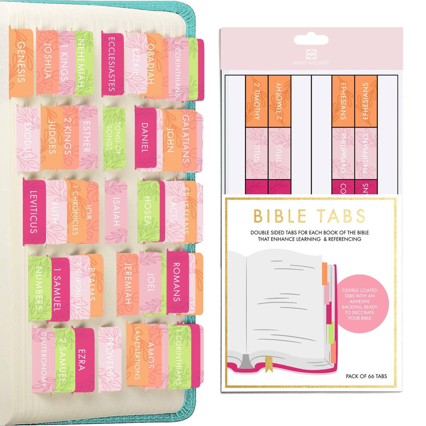 Floral Bible Tabs - Blissful Boutique