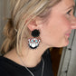 Georgia Bulldog Beaded Earrings - Blissful Boutique