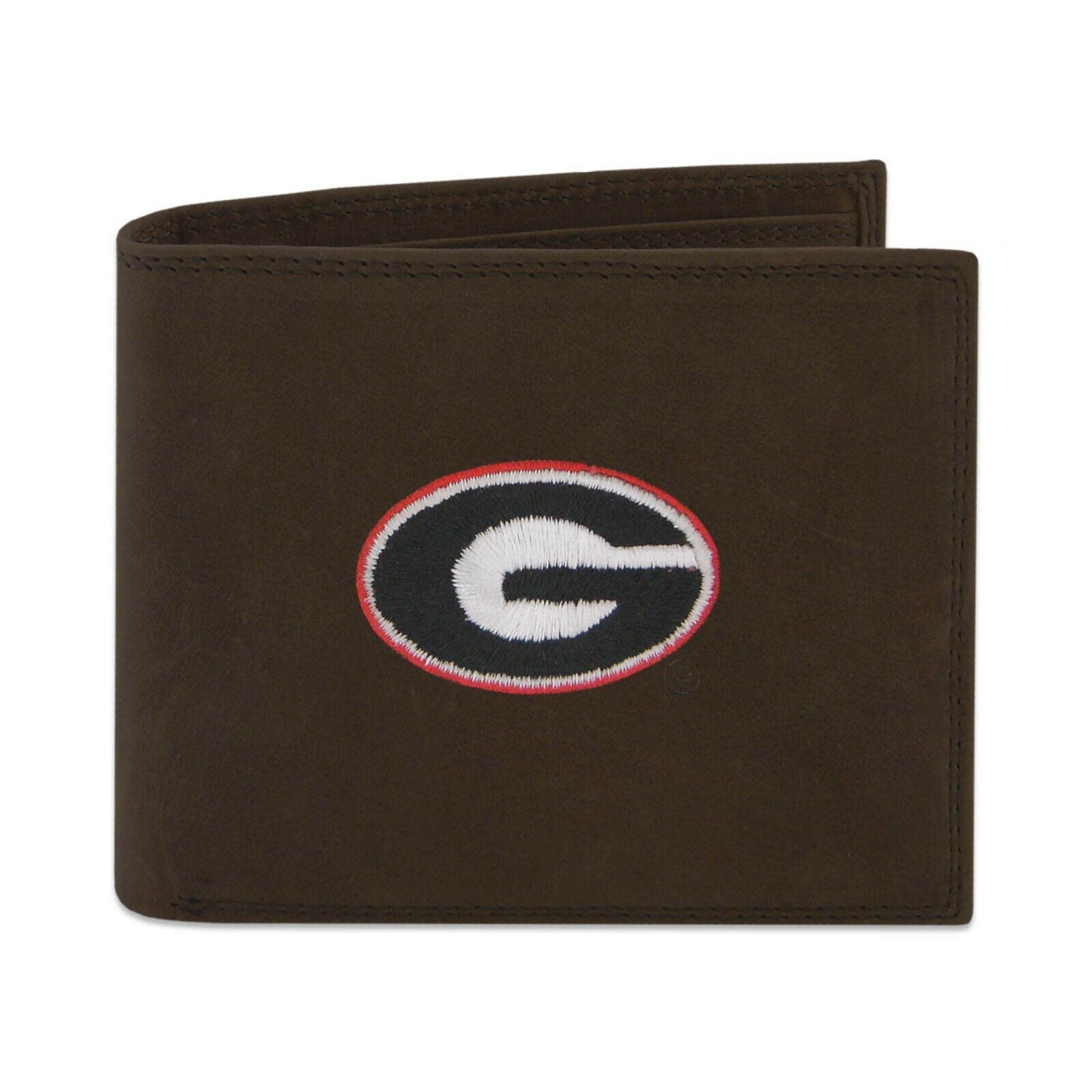 Georgia Bulldogs Leather Embroidered Wallet Bifold - Blissful Boutique