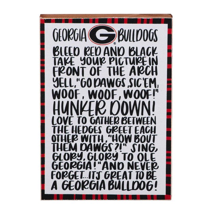 Georgia Fan Block Canvas - Blissful Boutique