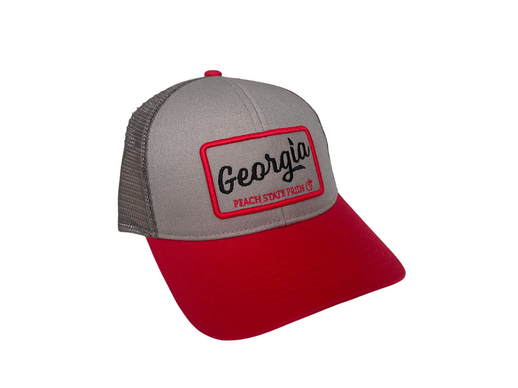 Georgia Script Mesh Back Trucker Hat - Blissful Boutique