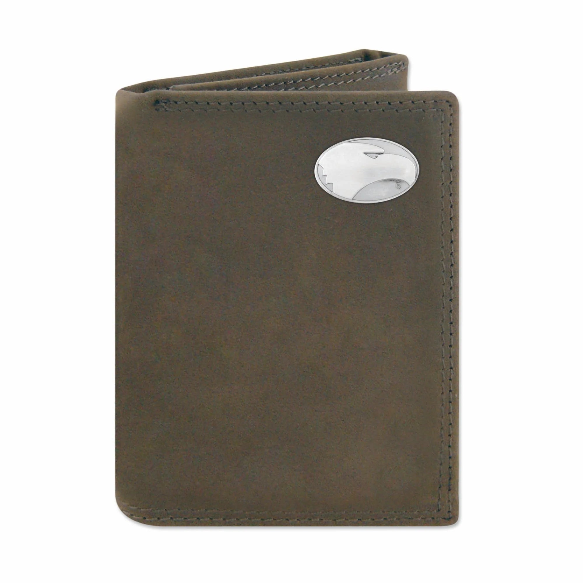 Georgia Southern Crazy Horse Leather Trifold Concho Wallet - Blissful Boutique