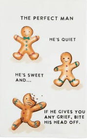 Gingerbread Man Tea Towel - Blissful Boutique