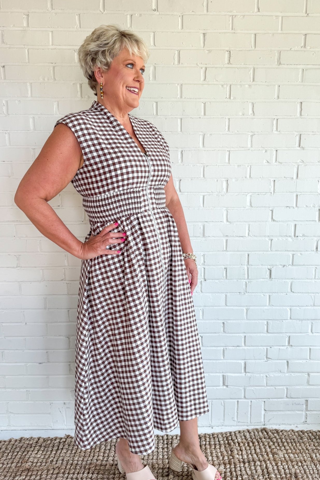 Gingham Dress - Blissful Boutique