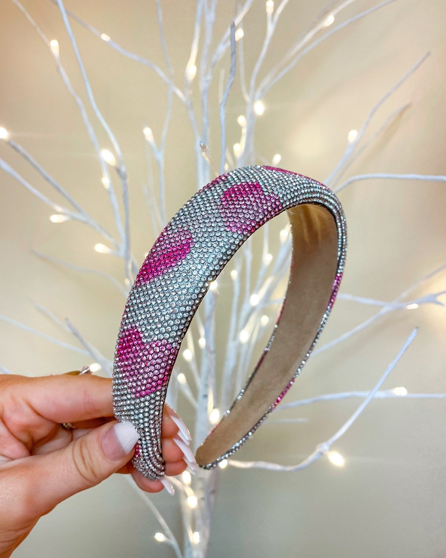 Girl's Fully Crystallized Heart Headband - Blissful Boutique