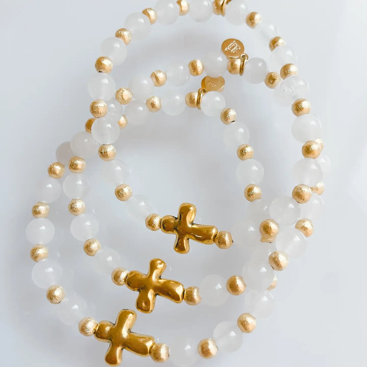 Gold Everyday Cross Bracelet - Blissful Boutique