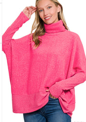 Hacci Turtleneck Sweater - Blissful Boutique