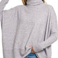 Hacci Turtleneck Sweater - Blissful Boutique