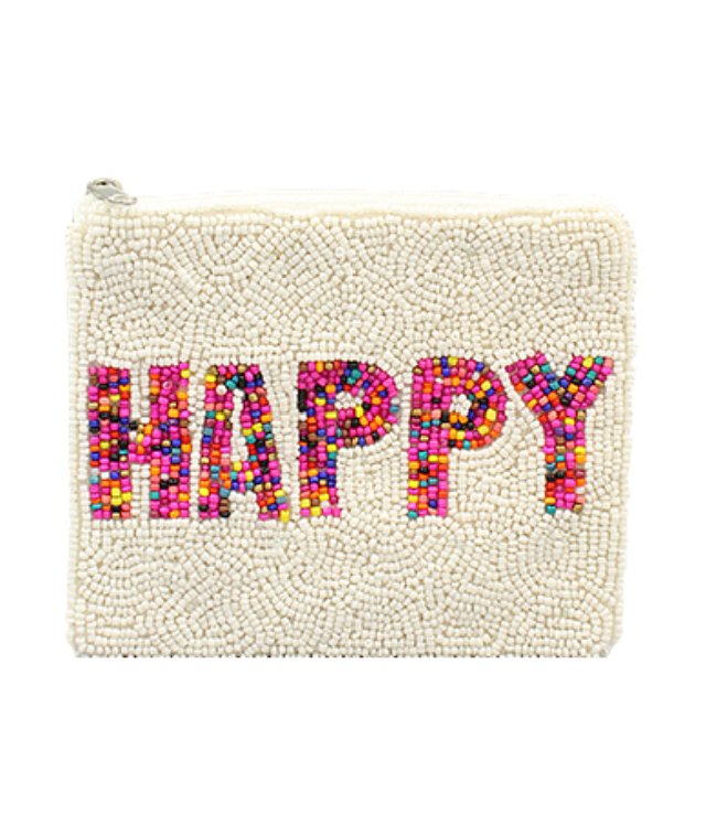 "Happy" Coin Pouch - Blissful Boutique