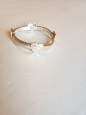 Heart Bar Linked Bracelet - Blissful Boutique