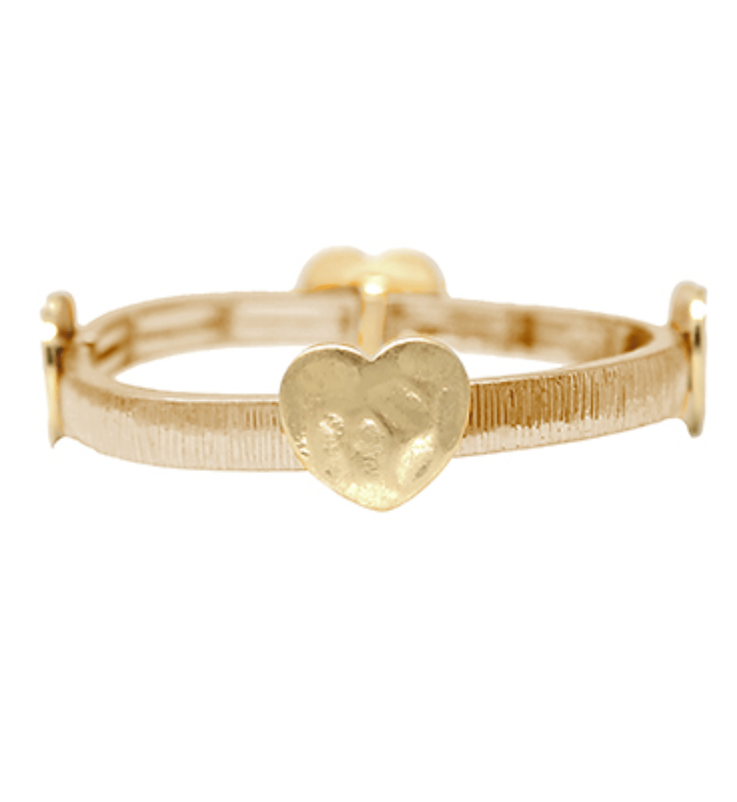 Heart Bar Linked Bracelet - Blissful Boutique