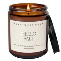 Hello Fall Soy Candle - Blissful Boutique