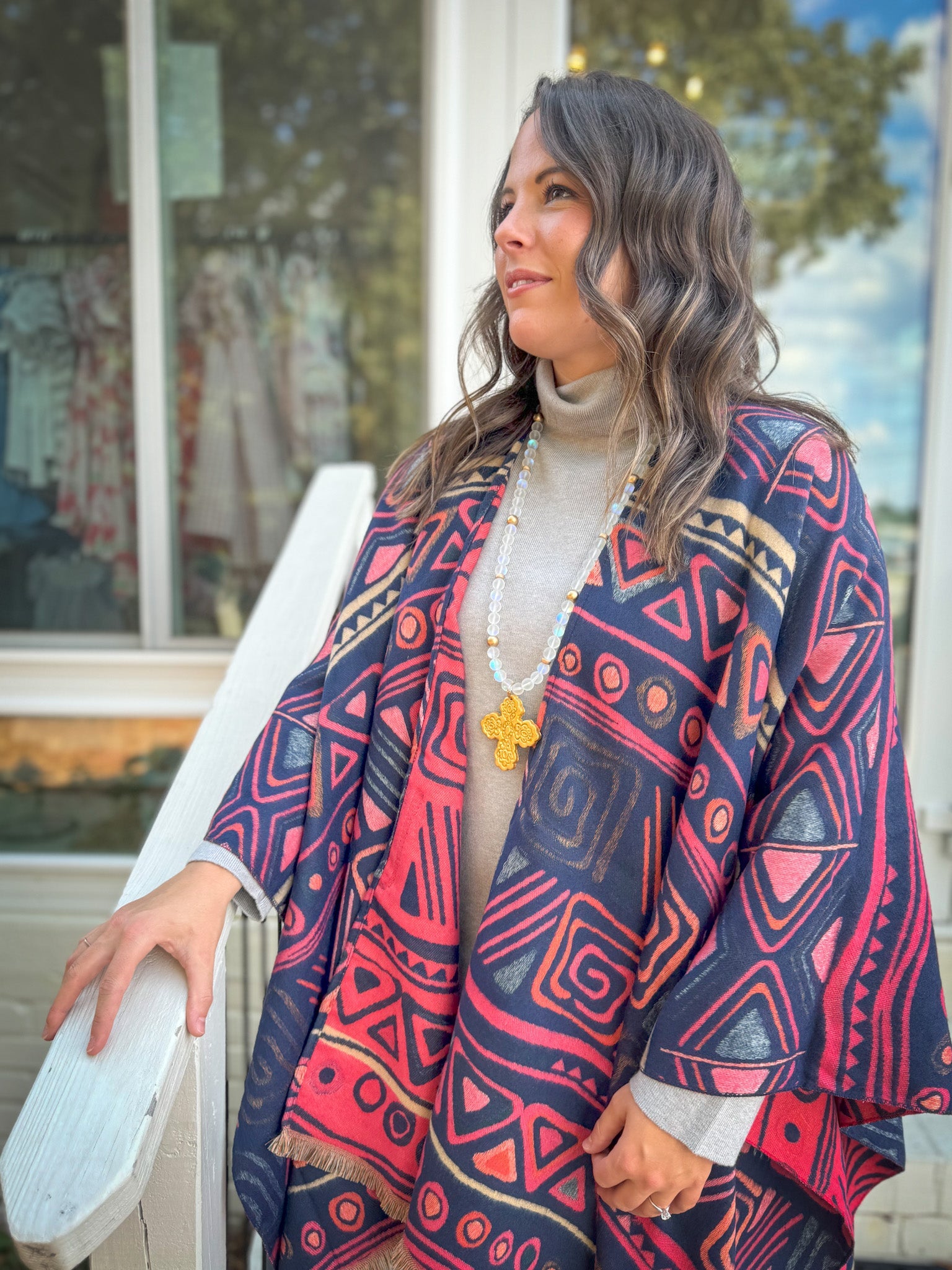 Hieroglyph Kimono - Blissful Boutique