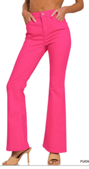 High Rise Boot Cut Pants - Blissful Boutique