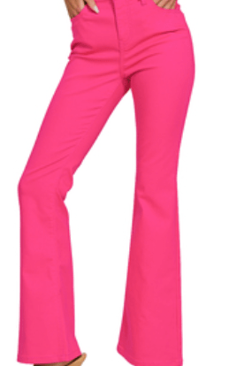 High Rise Boot Cut Pants - Blissful Boutique