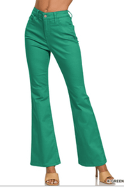 High Rise Boot Cut Pants - Blissful Boutique