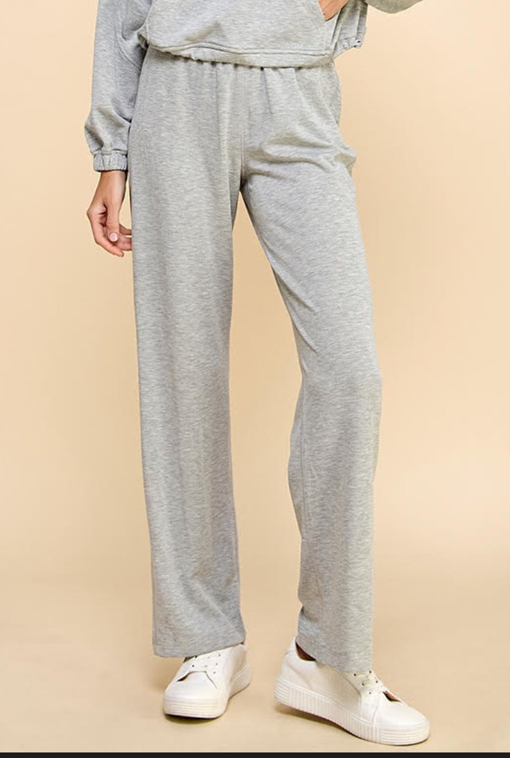 High Waisted Full Length Sweatpants - Blissful Boutique