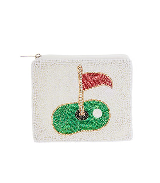 Hole In one Golf Coin Pouch - Blissful Boutique