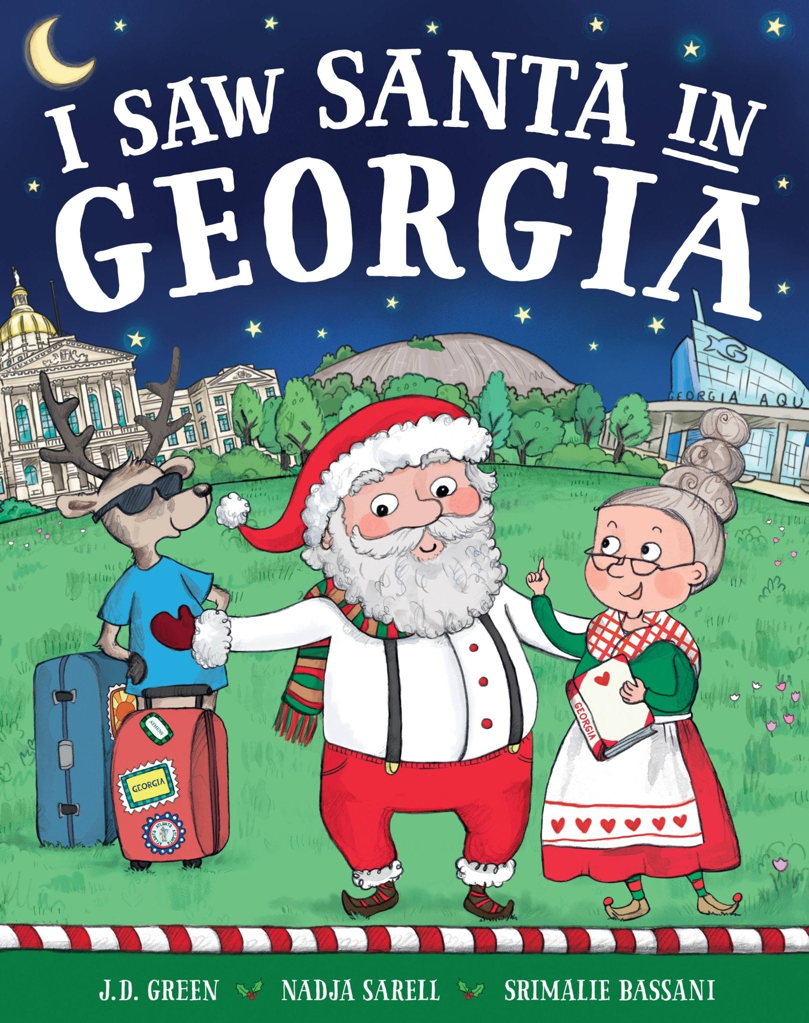 I Saw Santa in Georgia Book (HC) - Blissful Boutique