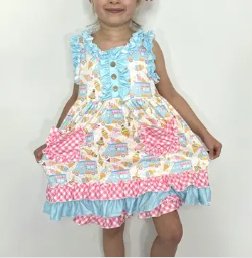 Ice Cream Truck Girls Set - Blissful Boutique