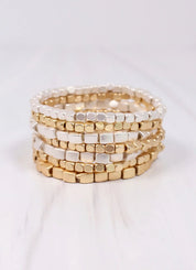 Jamison Metal Bracelet Set - Blissful Boutique