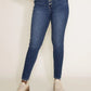 Judy Blue Hi Rise Button Fly Skinny - Blissful Boutique