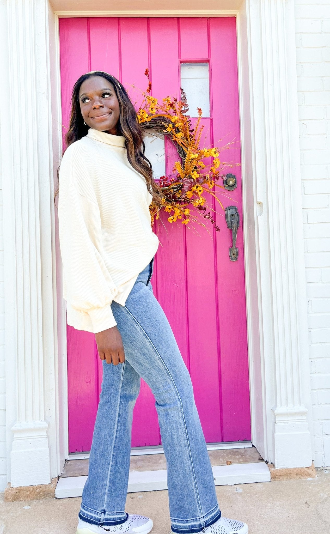 Judy Blue High Waisted Slim Bootcut Jeans - Blissful Boutique