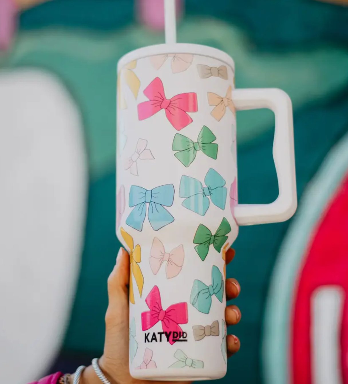 Katydid 38 oz Tumbler w Handle - Blissful Boutique