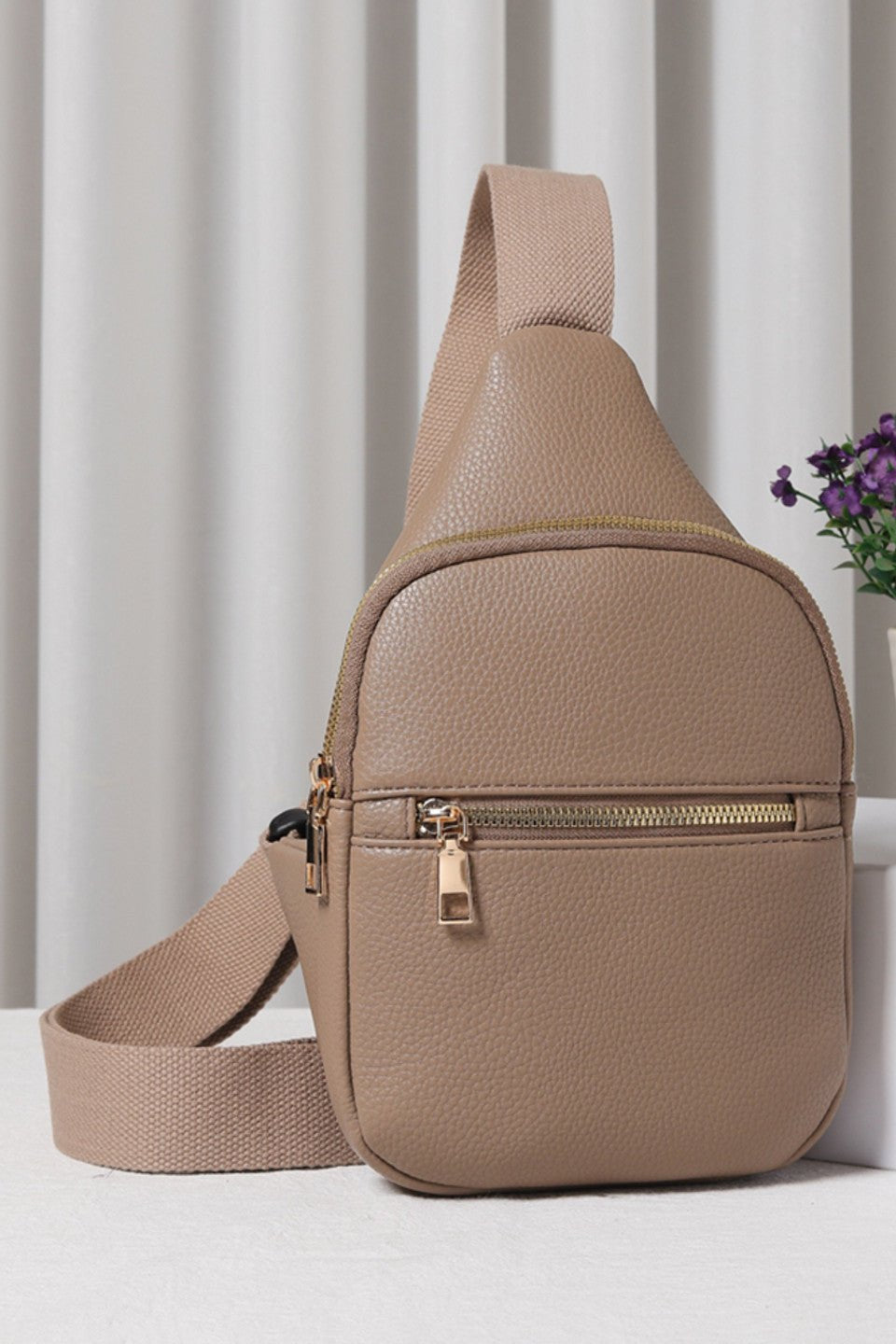 Leather Cross Body Sling Bag - Blissful Boutique