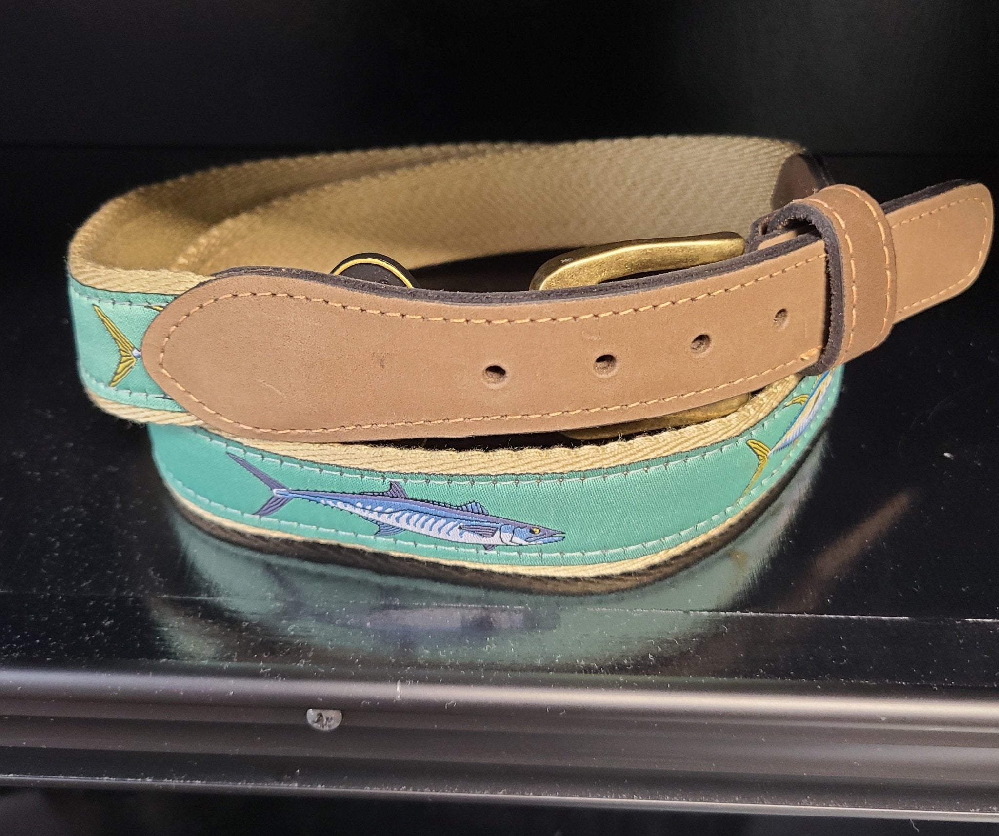 Leather Ribbon Fish Belt - Blissful Boutique