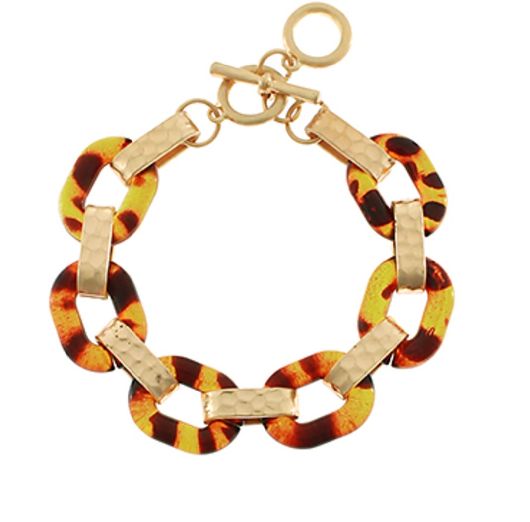 Linked Tortois Oval Bracelet - Blissful Boutique