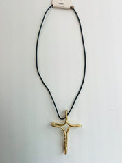 long cross pendant necklace - Blissful Boutique