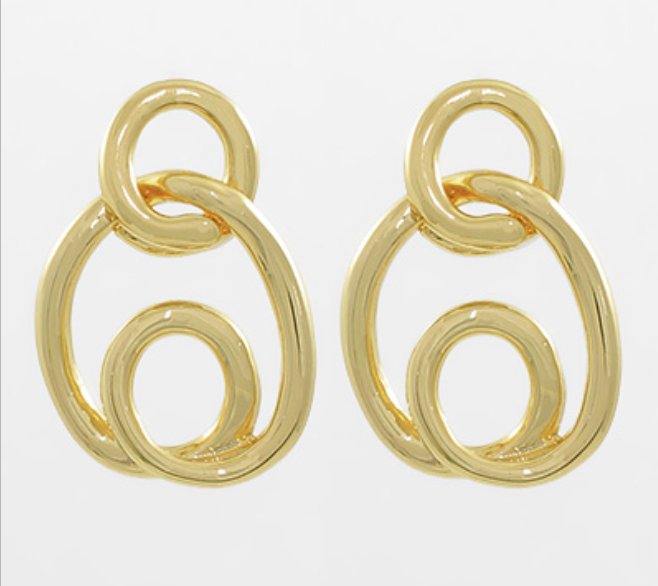 Loop Statement Earrings - Blissful Boutique