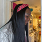 Luna Headband Red Bulldogs - Blissful Boutique