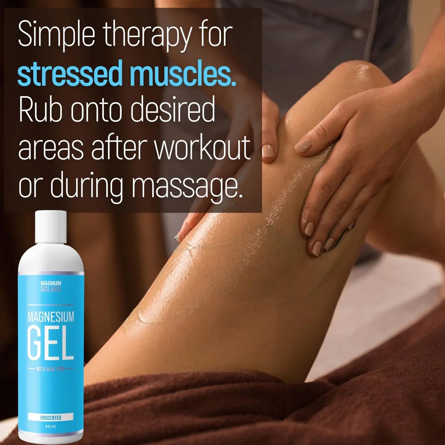 Magnesium Gel with Aloe | Massage Gel For Leg & Muscle Cramp - Blissful Boutique