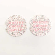 Mary Square Car Coasters - Blissful Boutique