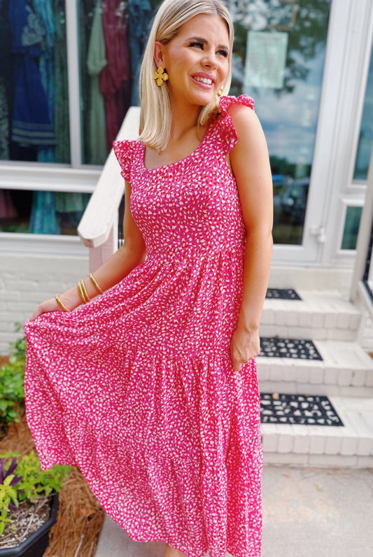 Maxi Tiered Dress - Blissful Boutique