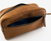 Men's Leather Toiletry Bag - Blissful Boutique