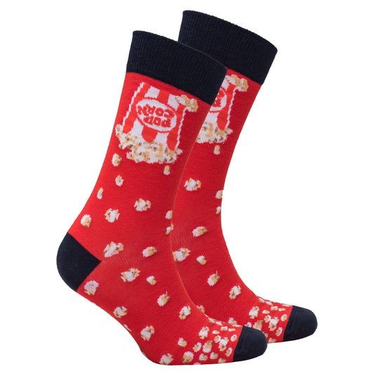 Men's Popcorn Crew Socks - Blissful Boutique