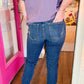 Mid - Rise 27" Relaxed Fit Jeans - Blissful Boutique