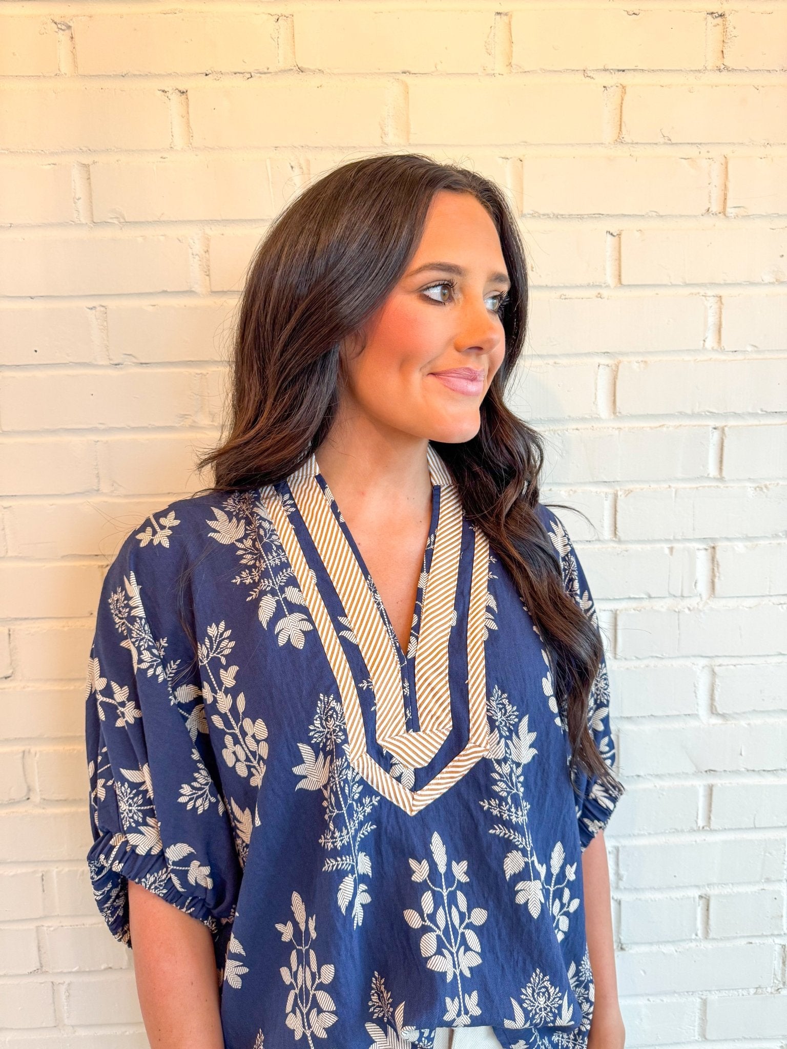 Midnight Bloom Tunic - Blissful Boutique
