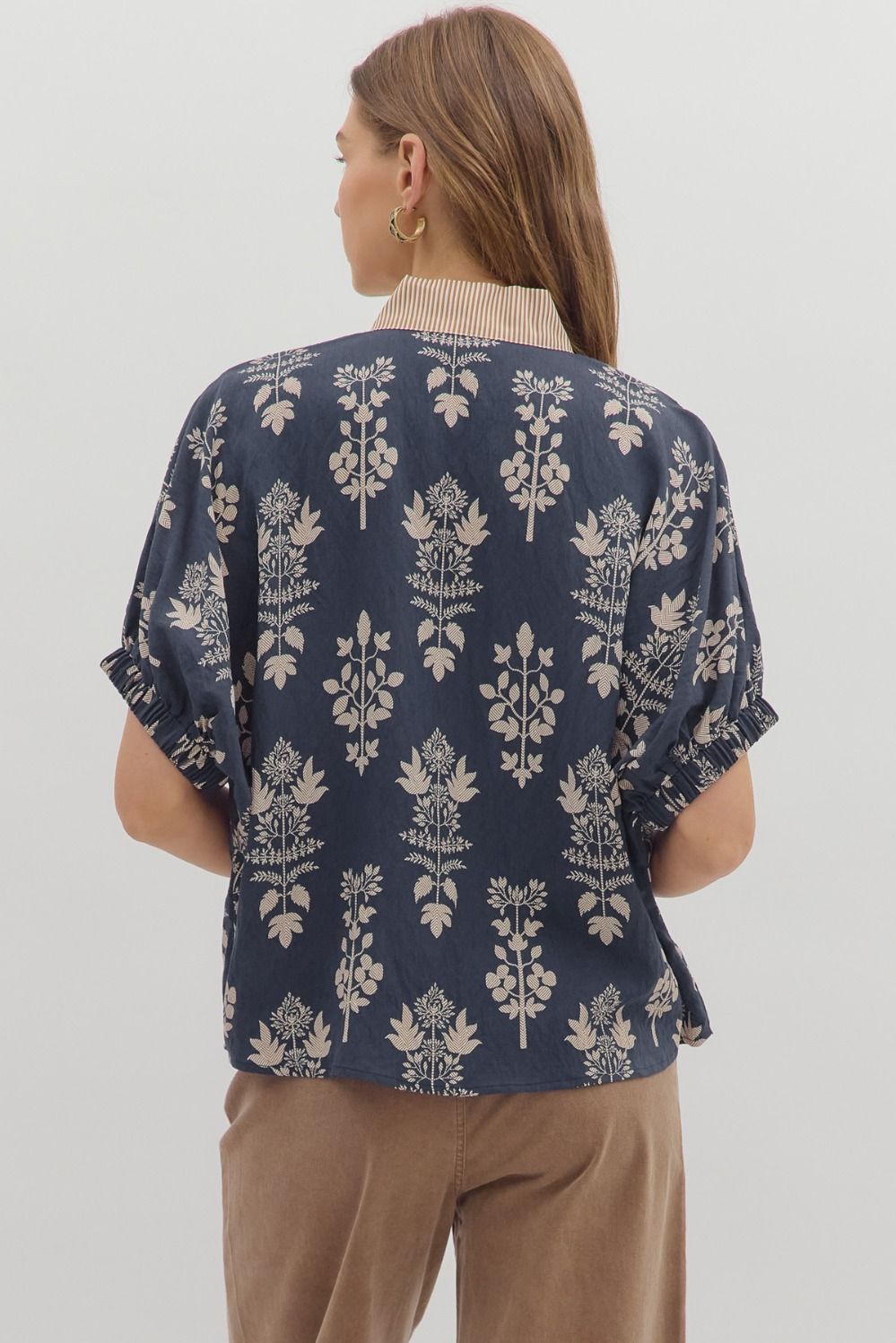 Midnight Bloom Tunic - Blissful Boutique