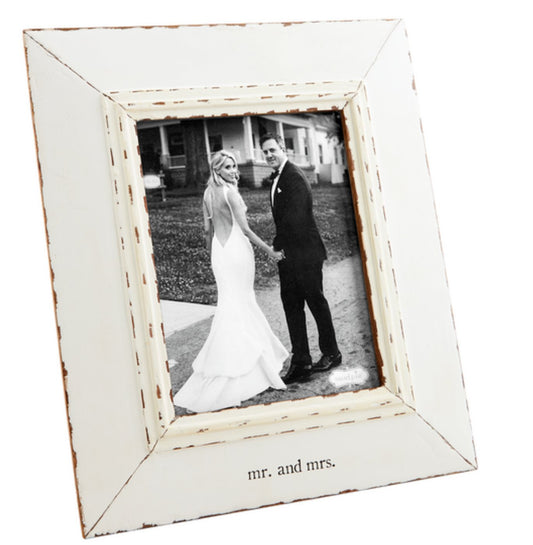 Mr. and Mrs. Distressed Frame - Blissful Boutique