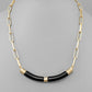 Multi Disk and Tube Necklace - Blissful Boutique