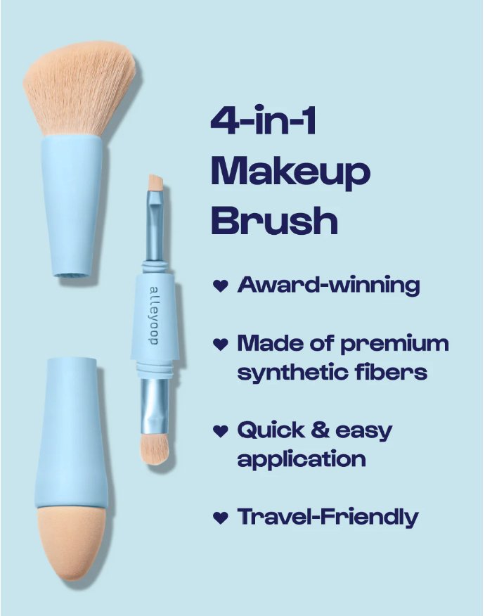 Multi - Tasker 4 - in - 1 Makeup Brushes - Blissful Boutique