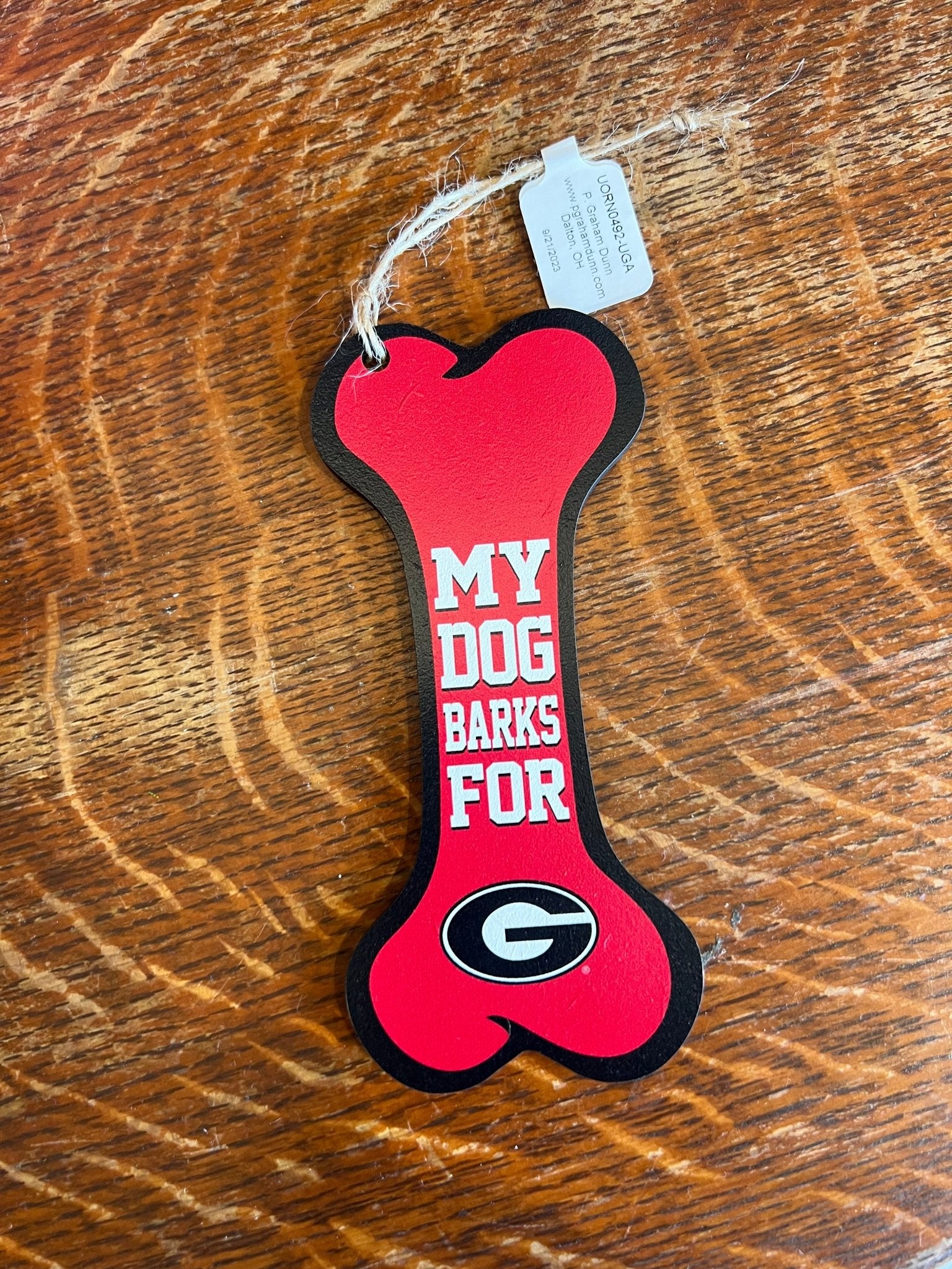 My Dog Barks for GA Ornament - Blissful Boutique