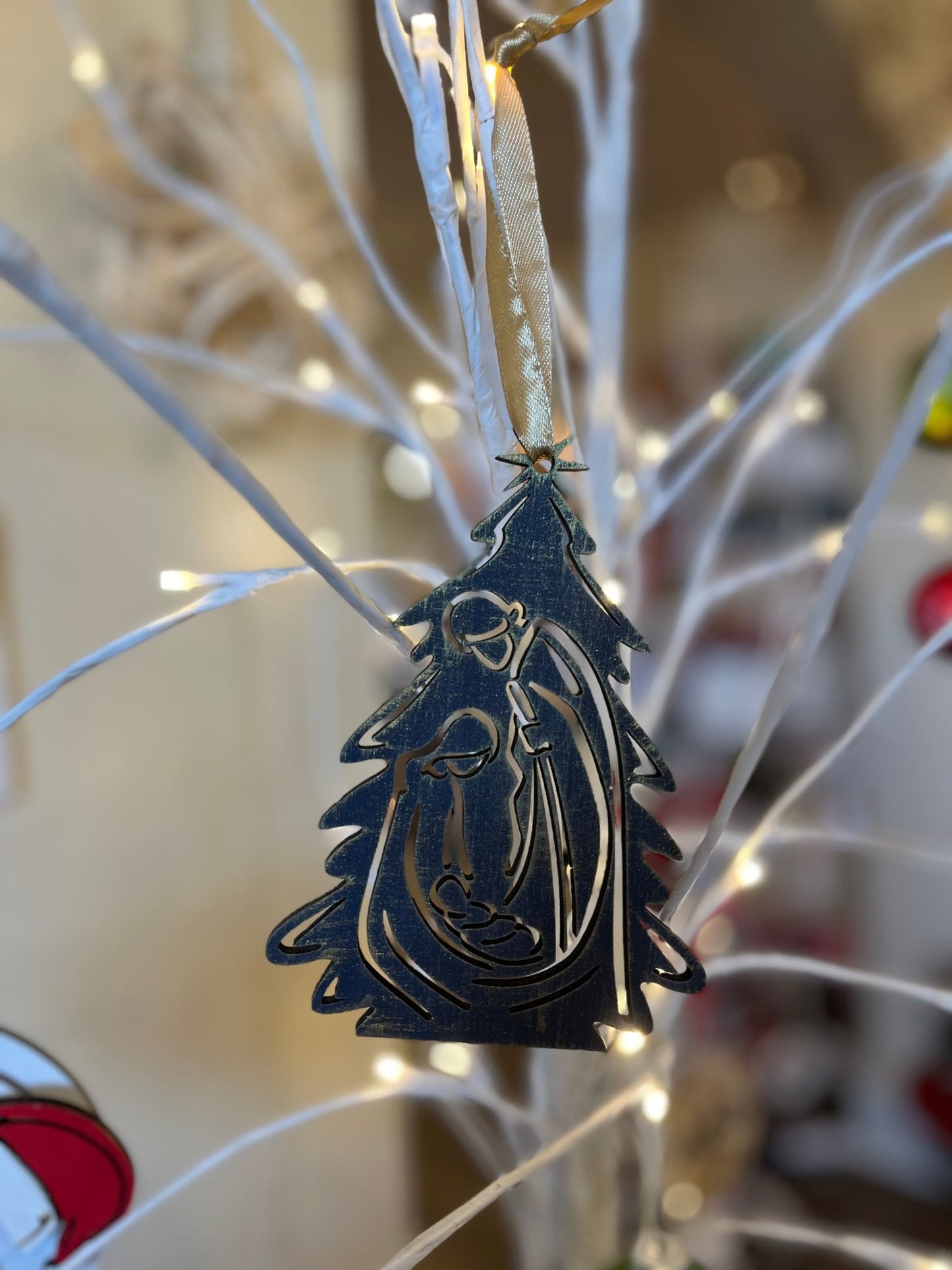 Nativity Engraved Tree - Blissful Boutique