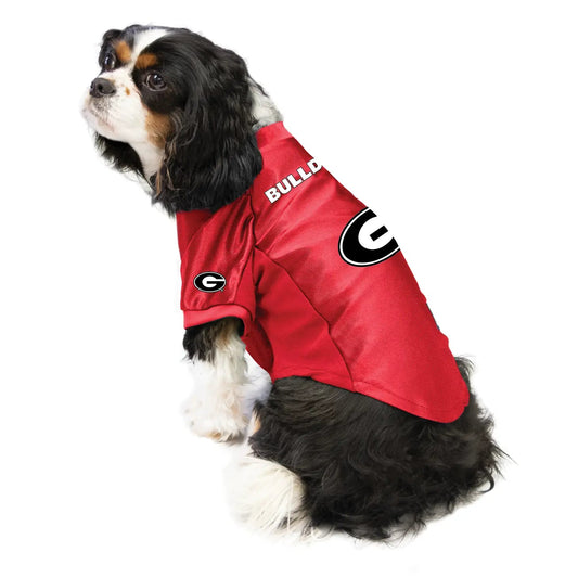 NCAA Georgia Bulldogs Pet Stretch Jersey - Blissful Boutique