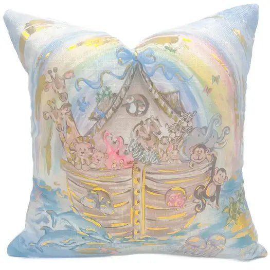 Noah's Ark Pillow - Blissful Boutique